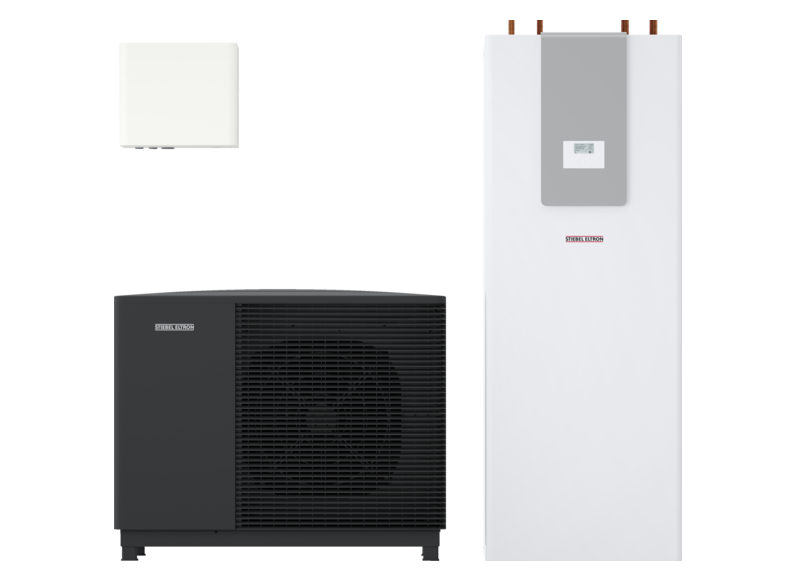 STIEBEL ELTRON Pompe di calore aria-acqua HPA-O 07.2 Plus HC 230 + HSBC 300