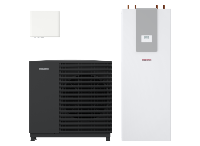 STIEBEL ELTRON Pompe di calore aria-acqua HPA-O 10.2 Plus HC 400 + HSBC 300