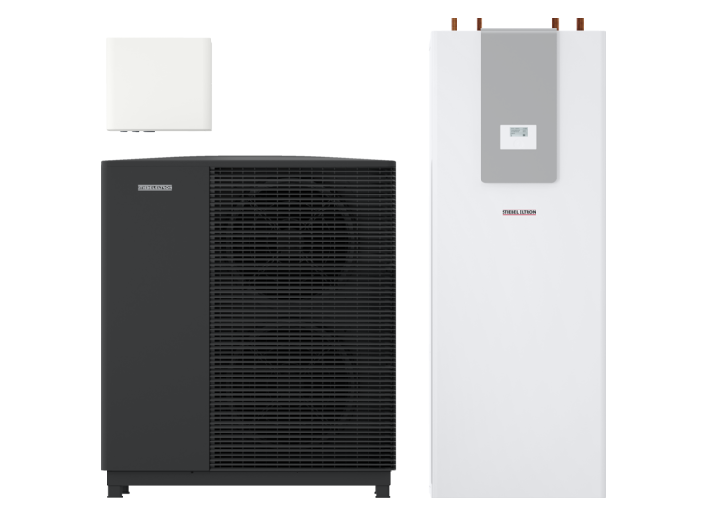 STIEBEL ELTRON Pompe di calore aria-acqua HPA-O 13.2 Plus HC 400 + HSBC 300