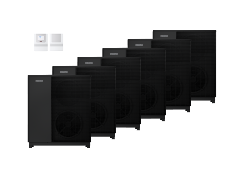 STIEBEL ELTRON Pompe di calore aria-acqua HPA-O 13.2 Plus HC 400 6x Set