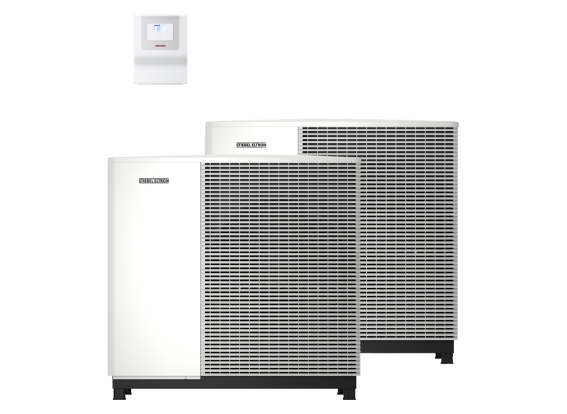 STIEBEL ELTRON Pompe di calore aria-acqua HPA-O 10.2 W Plus HC 400 2x Set