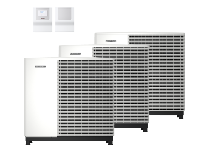 STIEBEL ELTRON Pompe di calore aria-acqua HPA-O 10.2 W Plus HC 230 3x Set