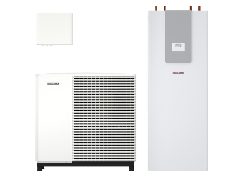 STIEBEL ELTRON Pompe di calore aria-acqua HPA-O 10.2 W Plus HC 230 + HSBC 300