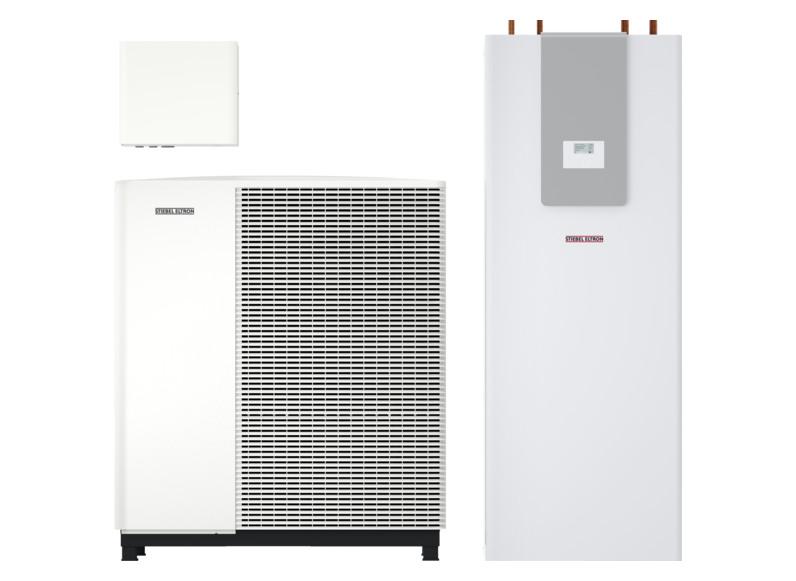 STIEBEL ELTRON Pompe di calore aria-acqua HPA-O 13.2 W Plus HC 400 + HSBC 300