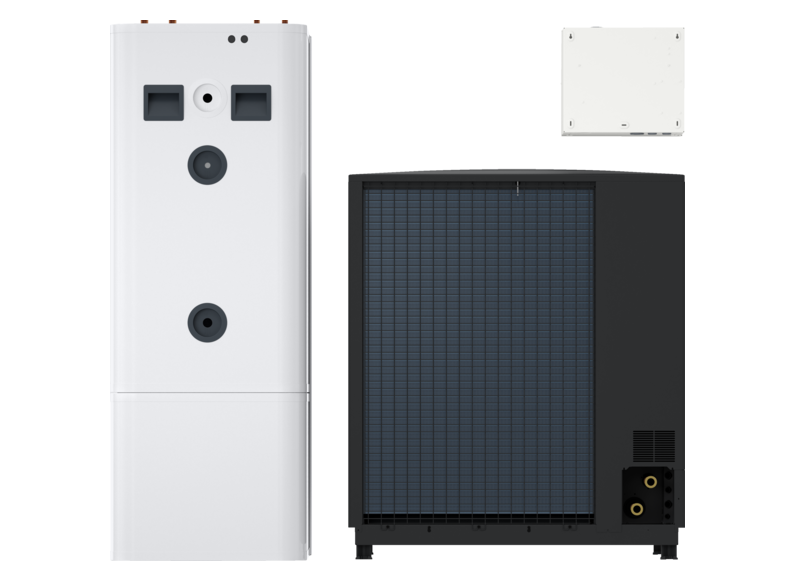 STIEBEL ELTRON Pompe di calore aria-acqua HPA-O 13.2 Plus HC 400 + HSBC 300