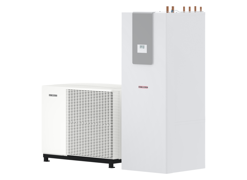 STIEBEL ELTRON Pompe di calore aria-acqua HPA-O 07.2 W Plus HC 230 + HSBC 200 S