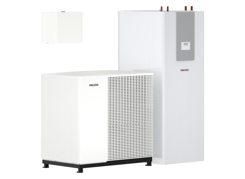 STIEBEL ELTRON Pompe di calore aria-acqua HPA-O 10.2 W Plus HC 230 + HSBC 300